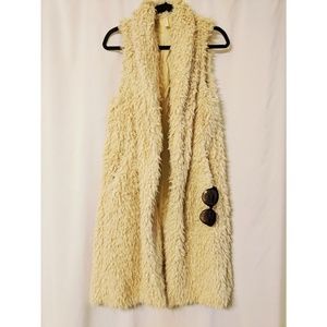 CREAM Faux Fur Vest